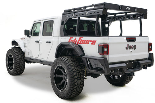 Fab Fours Overland Rack – Jeep Gladiator JT (Black Powder Coat)