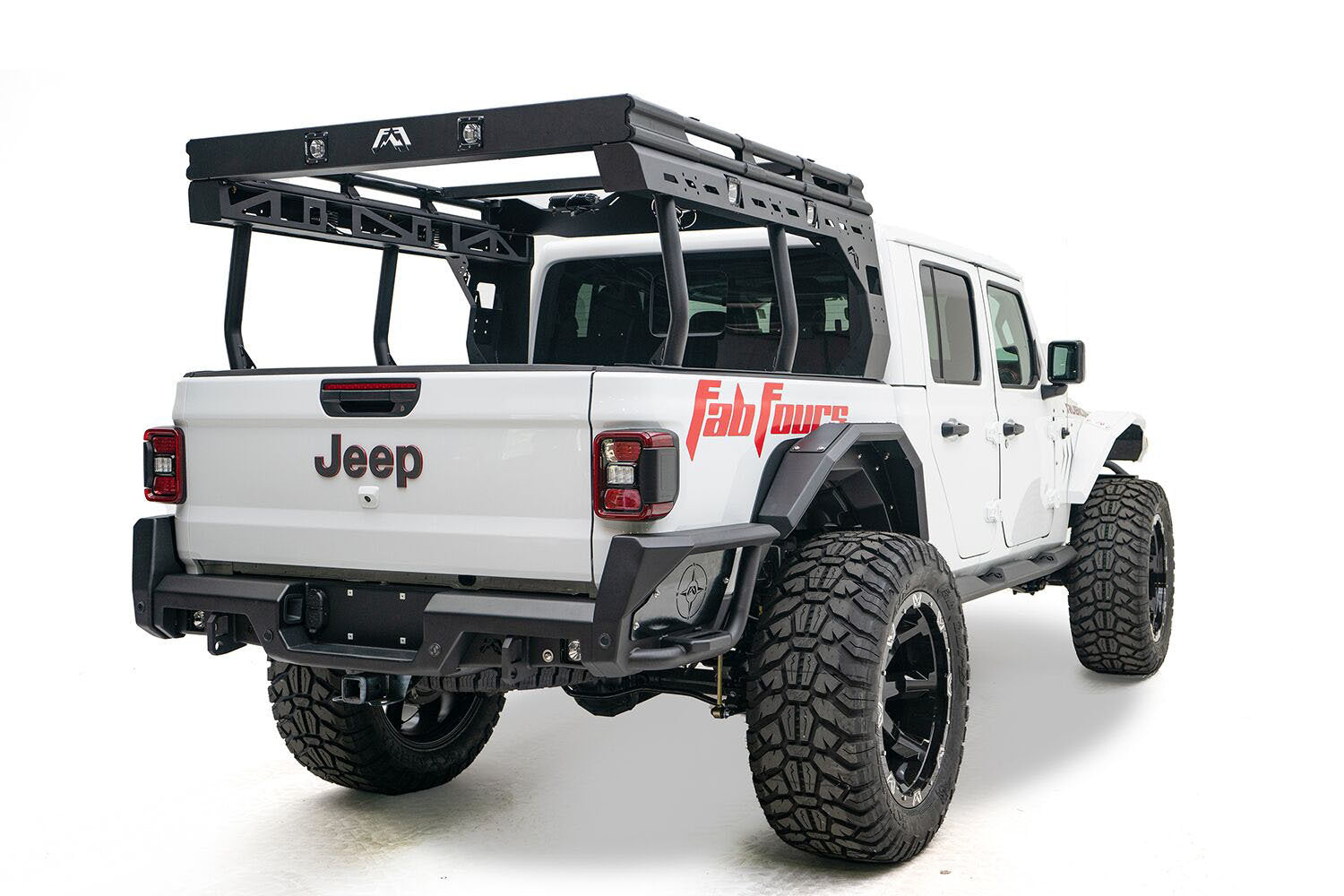 Fab Fours Overland Rack – Jeep Gladiator JT (Black Powder Coat)