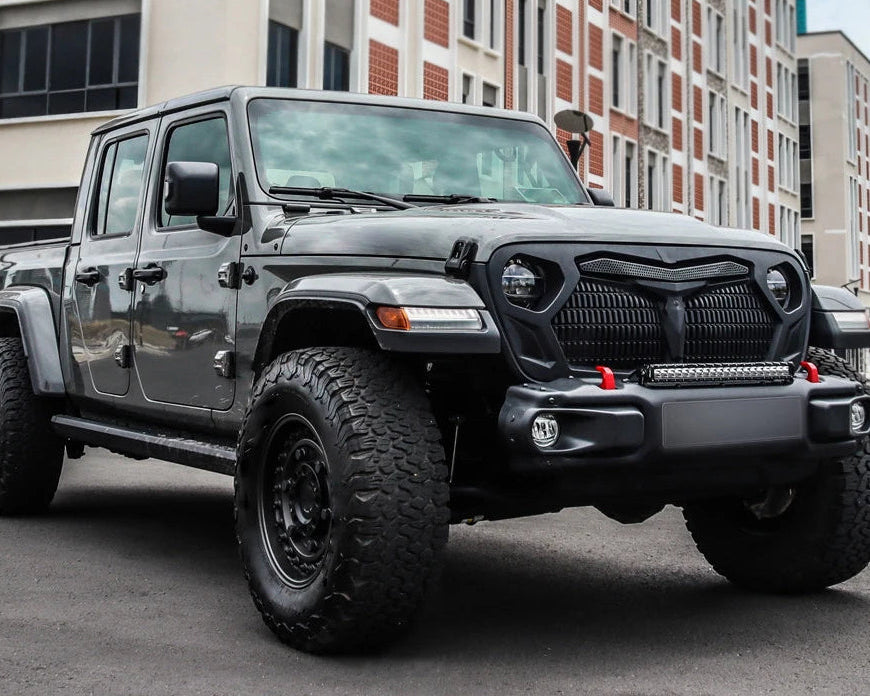 Maiker Offroad Grille Matte Black for Jeep Wrangler JL /JT Car Grille Accessories Offroad Parts USA Warehouse Ready Stock-4