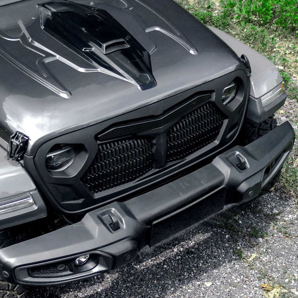 Maiker Offroad Grille Matte Black for Jeep Wrangler JL /JT Car Grille Accessories Offroad Parts USA Warehouse Ready Stock-1