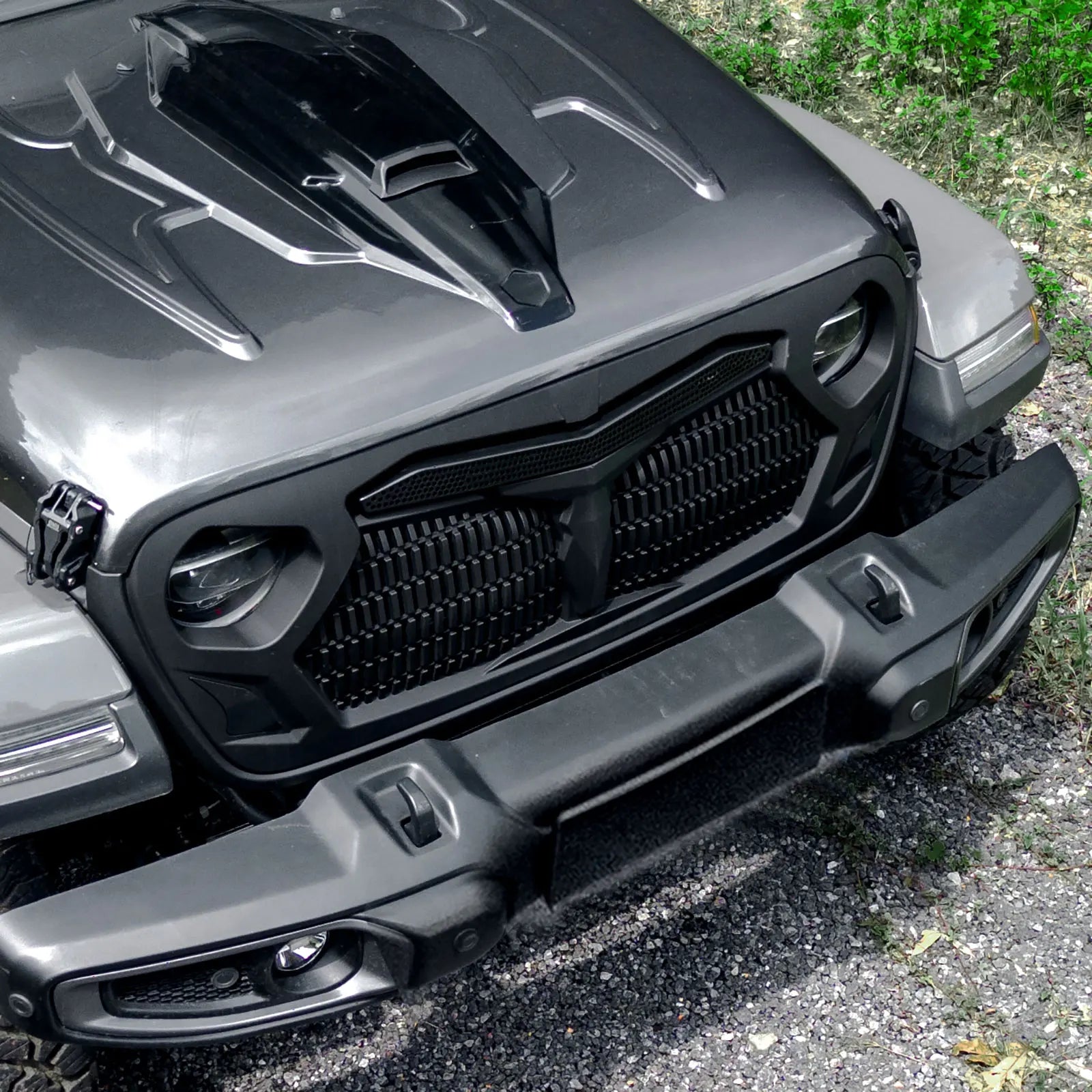 Maiker Offroad Grille Matte Black for Jeep Wrangler JL /JT Car Grille Accessories Offroad Parts USA Warehouse Ready Stock-1