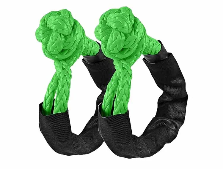 High Quality UHMWPE Soft Shackle  12mm*55mm Soft Shackle Rope With Protective Sleeve Cover-3