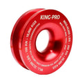 45000 Lbs Winch Snatch Recovery Ring ATV/UTV/SUV/Truck Off-Road Emergency Tool with Soft Shackle Pulley Towing Winch Block (Red)-0