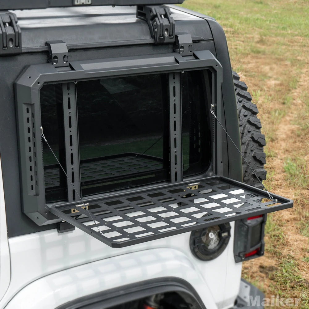 Storage Box for Jeep Wrangler JL Accessories Maiker Multifunctional Window Expansion Panel for Jeep-0