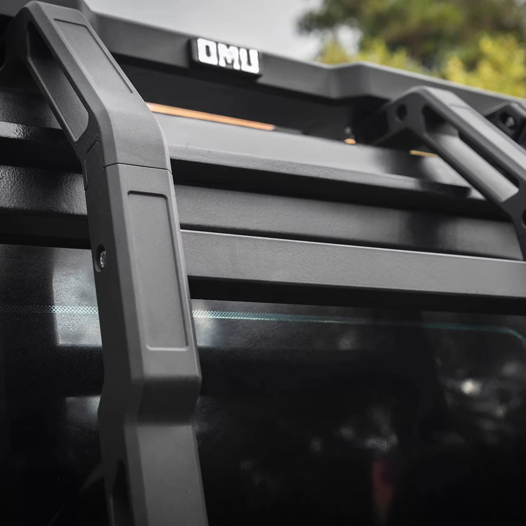 OMU New Design Rear Window Side Ladder for Jeep Wrangler JL Black Aluminum Ladder Off Road Accessories-1
