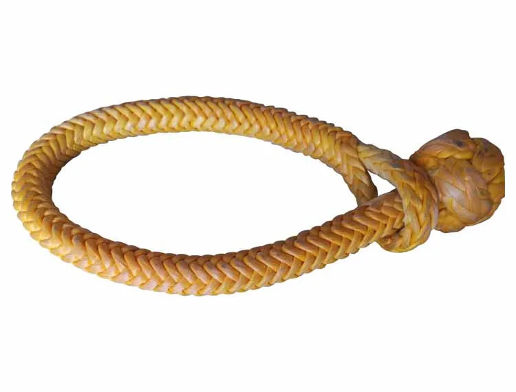High Quality UHMWPE Soft Shackle  12mm*55mm Soft Shackle Rope With Protective Sleeve Cover-5