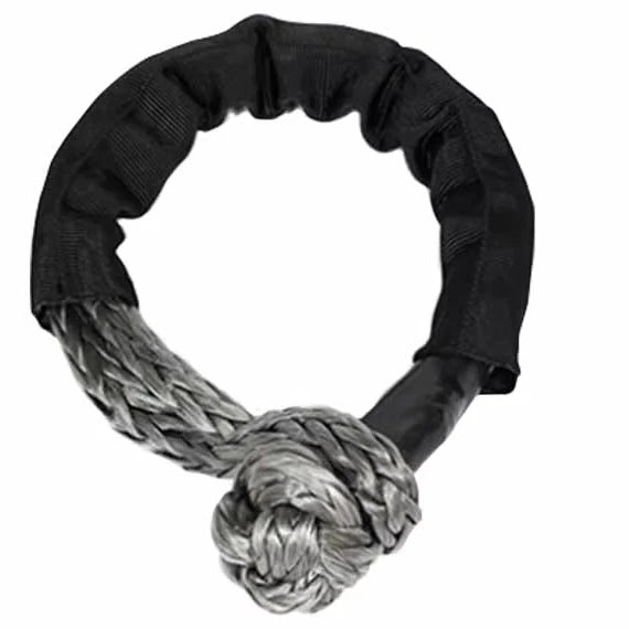 High Quality UHMWPE Soft Shackle  12mm*55mm Soft Shackle Rope With Protective Sleeve Cover-0