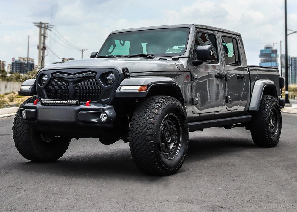Maiker Offroad Grille Matte Black for Jeep Wrangler JL /JT Car Grille Accessories Offroad Parts USA Warehouse Ready Stock-5