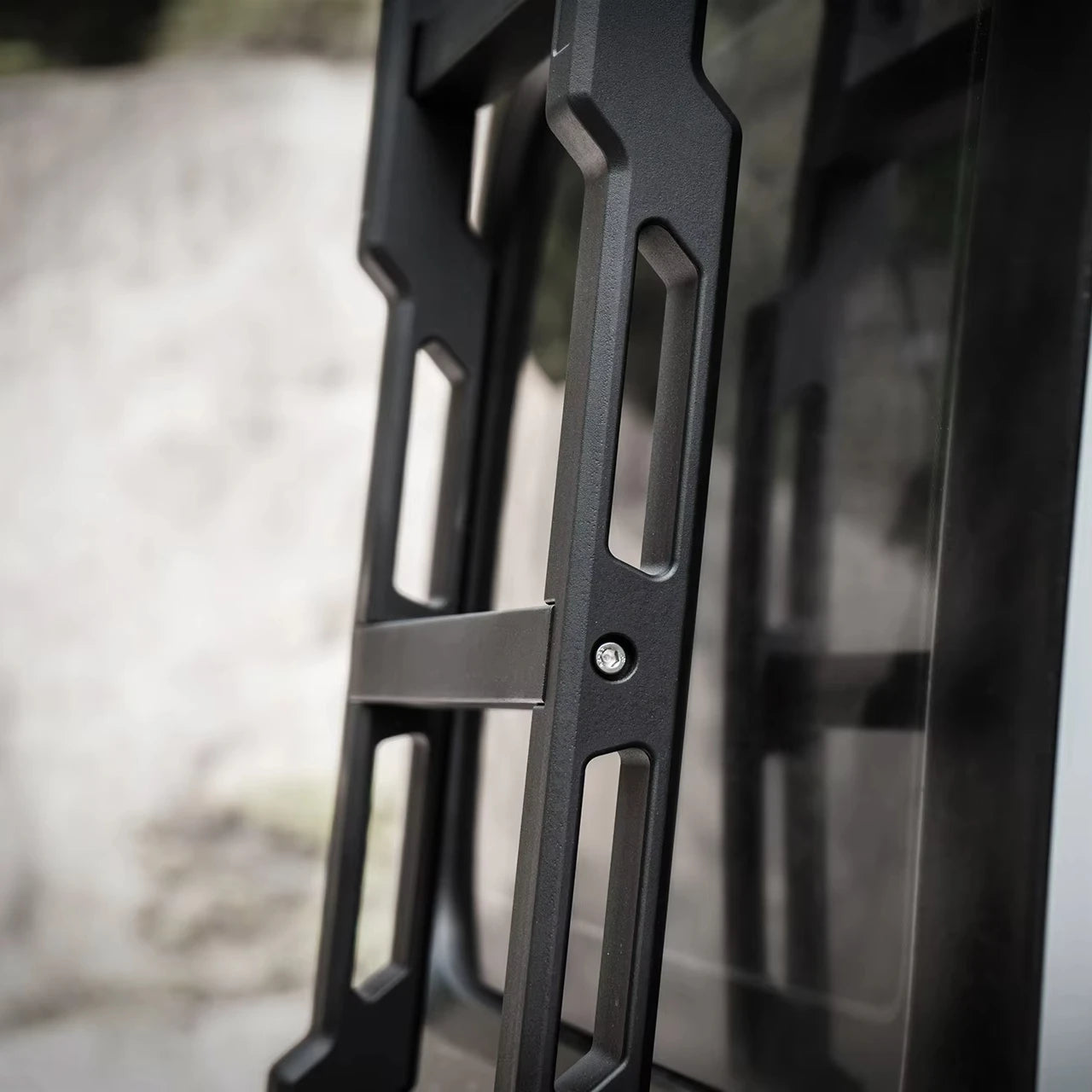 OMU New Design Rear Window Side Ladder for Jeep Wrangler JL Black Aluminum Ladder Off Road Accessories-3
