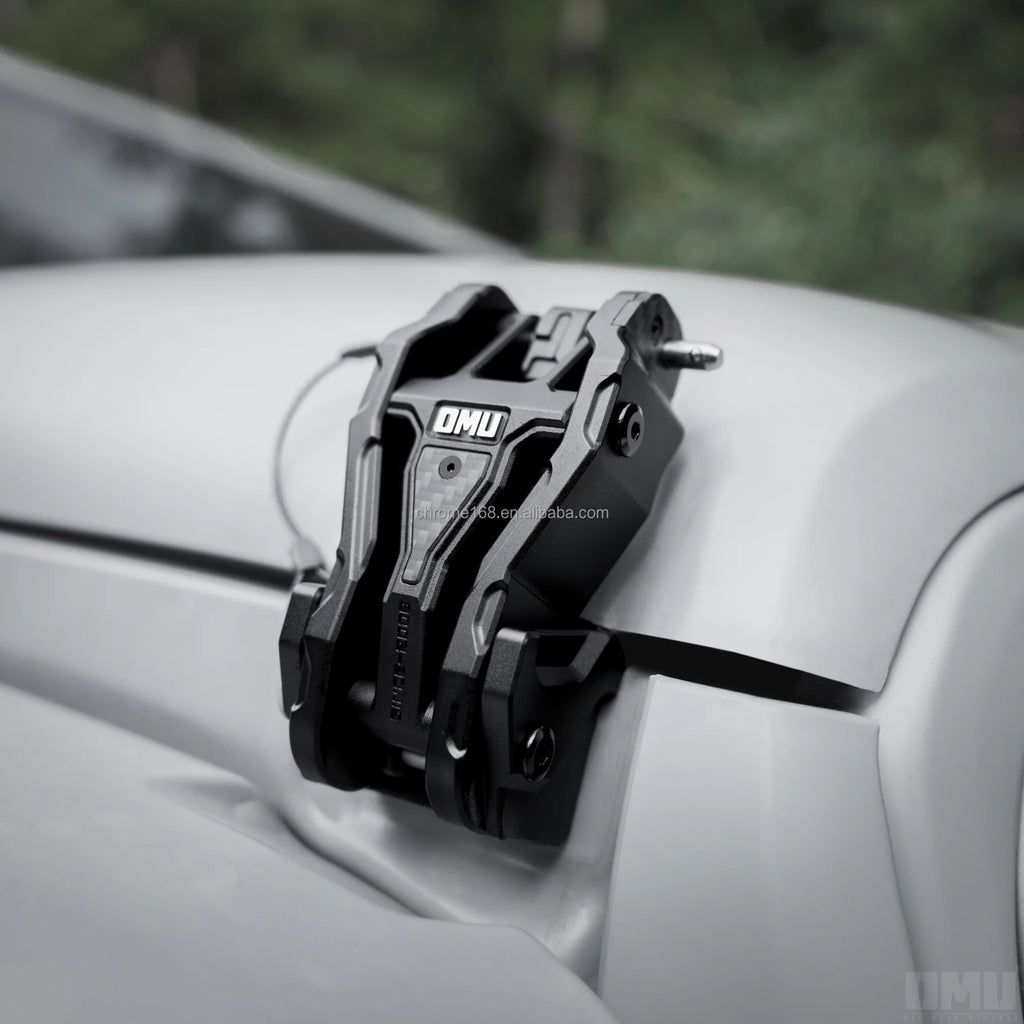OMU Genesis Series Hood Catch Hood Lock for Jeep Wrangler JK JL/JT-0