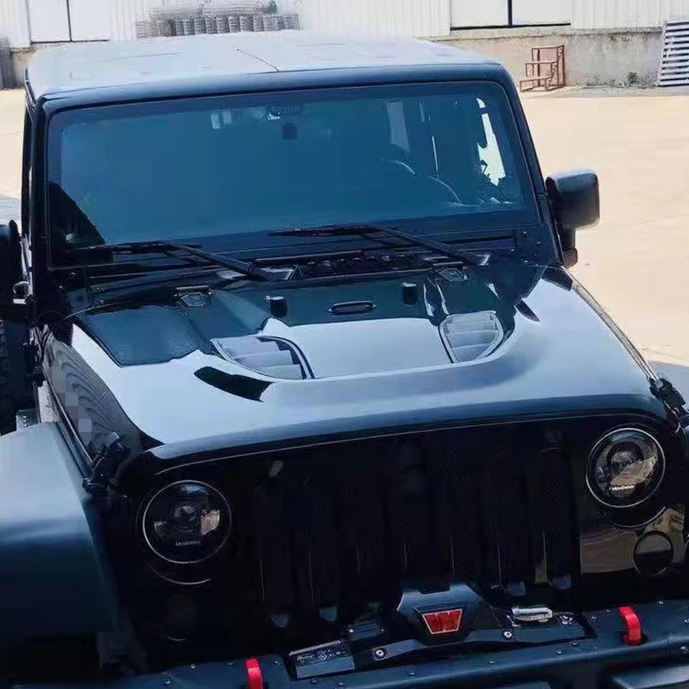 Low Price Hood for Jeep Wrangler 2007-2018 JK 4x4 Auto Parts Accessories Engine Hood Cover for Jeep JK USA Warehouse Ready Stock-4