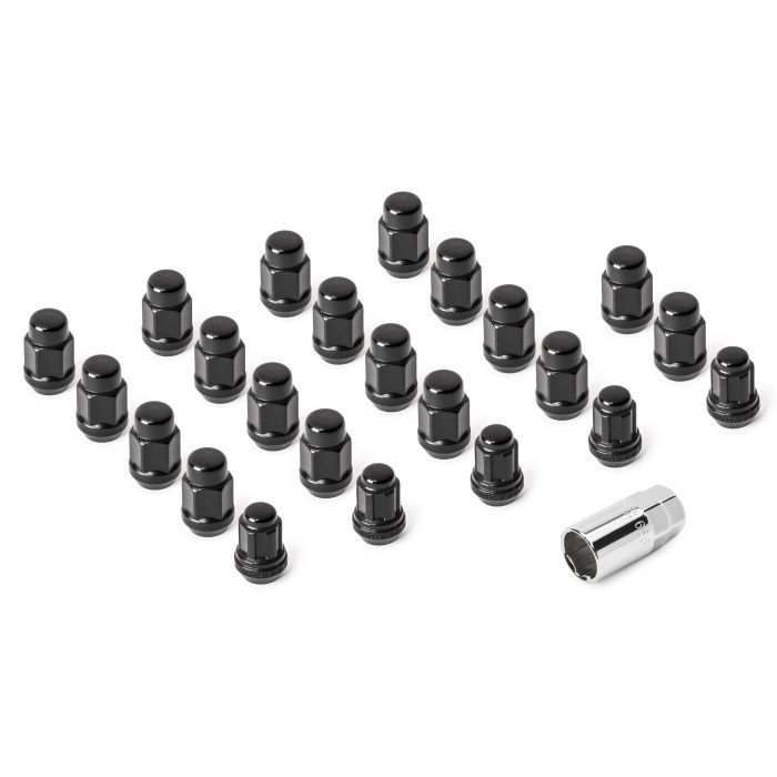 Lynx Acorn Style Lug Nut & Wheel Lock Kit — 1/2"-20 Thread (23-Piece Set)