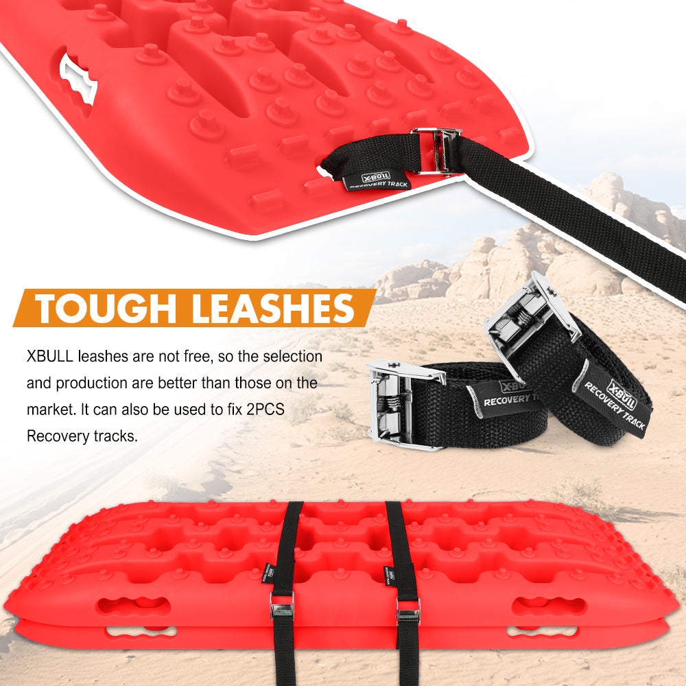 2 Pairs Recovery tracks Sand, Mud, Snow | Gen 3.0 - Red