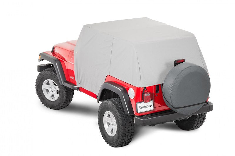 MasterTop - Cab Cover - Gray - Fits 1992-2006 Jeep Wrangler