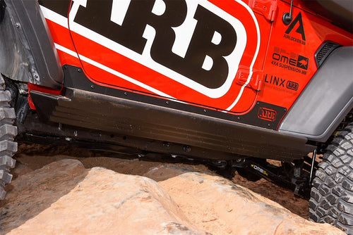 ARB Rock Rails – Jeep Wrangler JL 2-Door – Black Powder Coat (4450250)