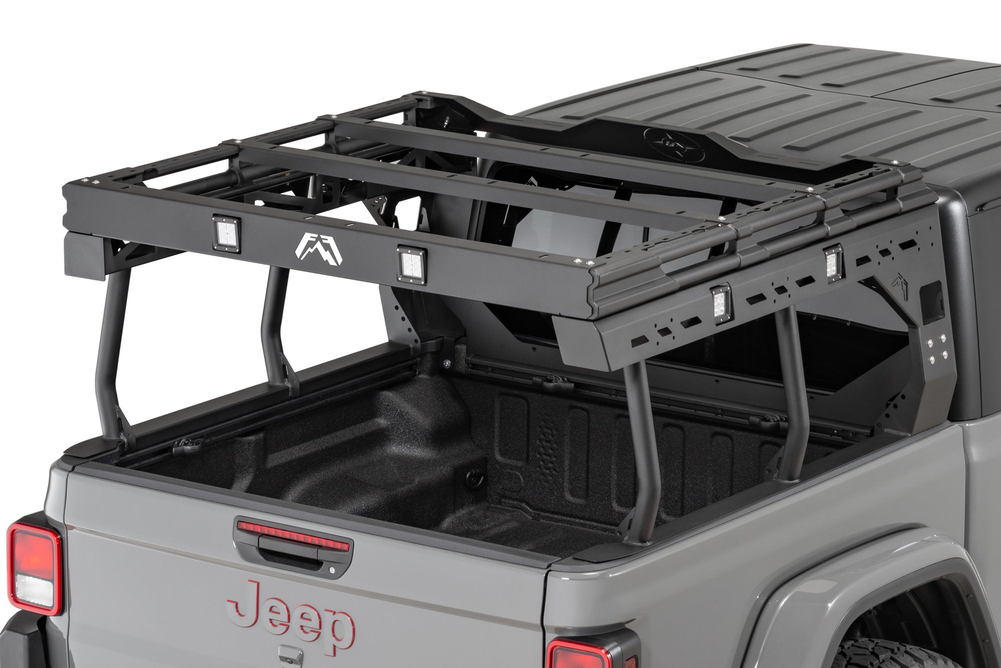 Fab Fours Overland Rack – Jeep Gladiator JT (Black Powder Coat)