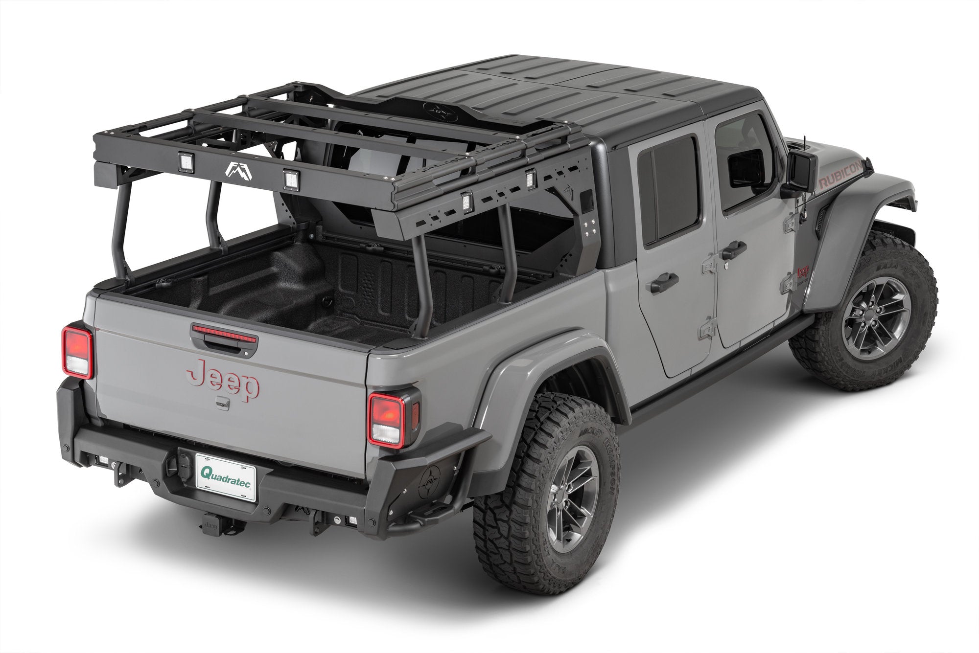 Fab Fours Overland Rack – Jeep Gladiator JT (Black Powder Coat)
