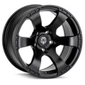 Lynx Peregrine Satin Black Machined Wheel — 17x9 | 5x5 Bolt Pattern | 4.5" Backspacing
